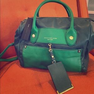 Marc by Marc Jacobs Teal Goblet cross body bag